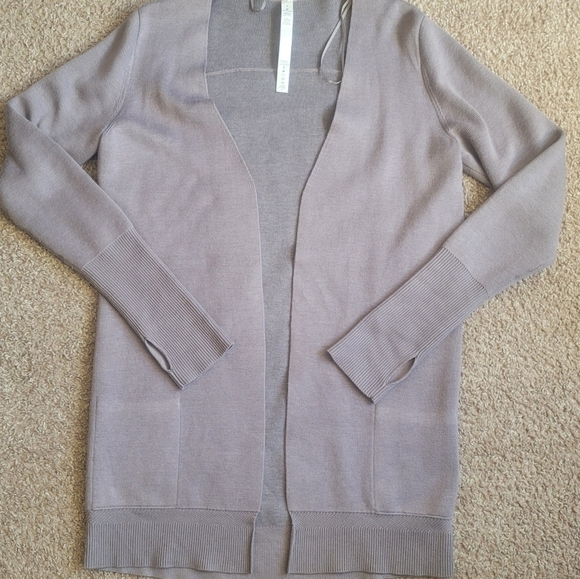lululemon athletica Grey Purple Cardigan NWOT - Picture 11 of 11